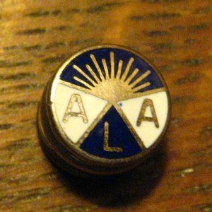 ALA Member Sunrise Vintage Screwback Badge Pin